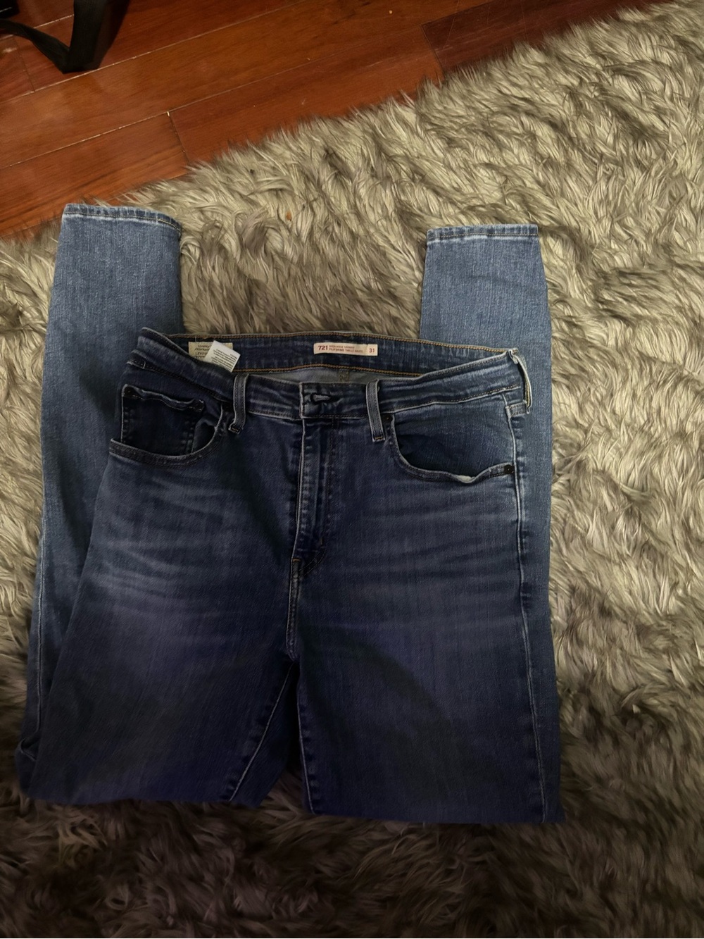 Levi’s 721 High Rise Skinny Denim Jeans Size 31 - Picture 7 of 7